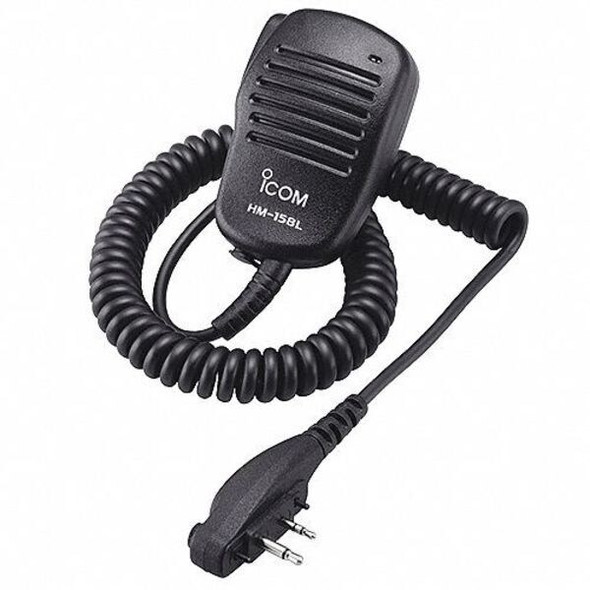 Icom Speaker Microphone,3-1/2" L x 1-3/4" W HM158LA