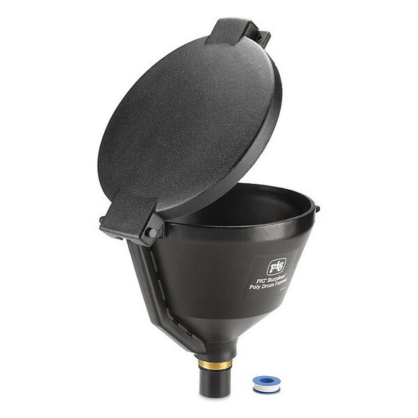 Pig DrumFunnel,13.875inH,Black,Polyethylene DRM1680-BK