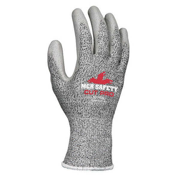Mcr Safety Cut Resistant Coated Gloves, Cut Level A3 ,Dipped ,Polyurethane ,Smooth ,S 12 PK 92752S