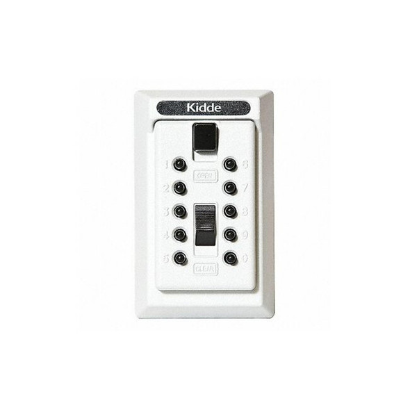 Kidde Lock Box, White, Surface, PushButton, 5 Keys 1408