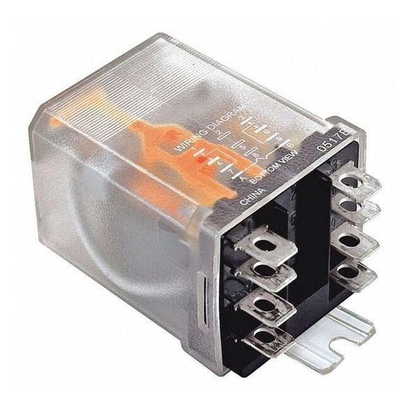 Flange Mount, Enclosed Power Relay, Octal, 20 A, 11 Pins, Quick Connect