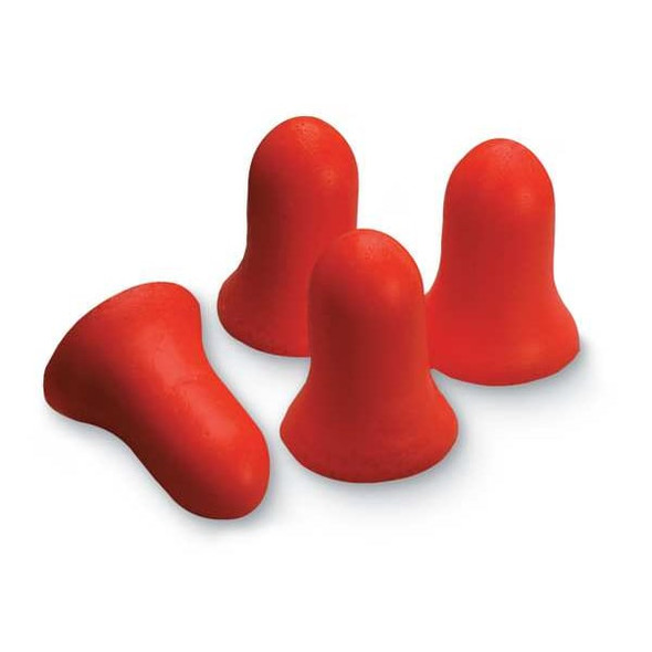 Howard Leight MAXIMUM Disposable Foam Ear Plugs, Bell Shape, 33 dB, Orange, 100 PK MXM-30G
