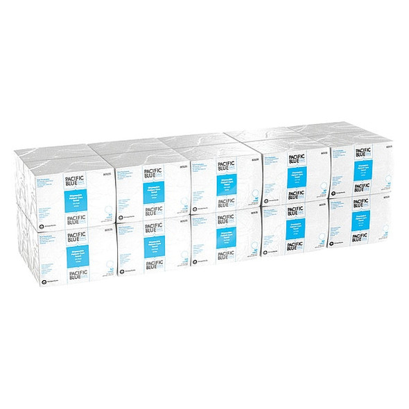 Georgia-Pacific Dry Wipe,1/4 Fold,White,80535,PK20 80535