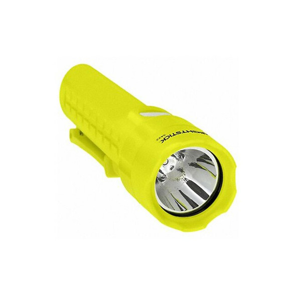 Green LED Industrial Handheld Flashlight, Alkaline AA, 240/120lm