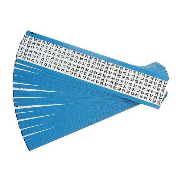 Brady Wire Marker,Printd,Repos Self-Adhes,PK25, WM-67-99-PK WM-67-99-PK