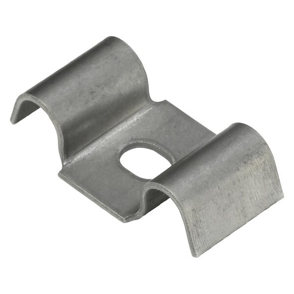 Grating Clip, For Screw Size 1/4 in, 316 Stainless Steel, 100 PK