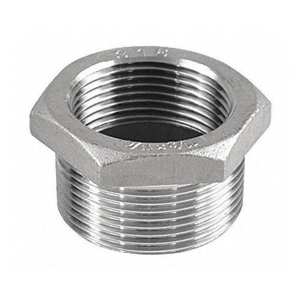 Manufacturer Varies 2" x 1/4" MNPT x FNPT 304 SS Hex Bushing 400B113N020014