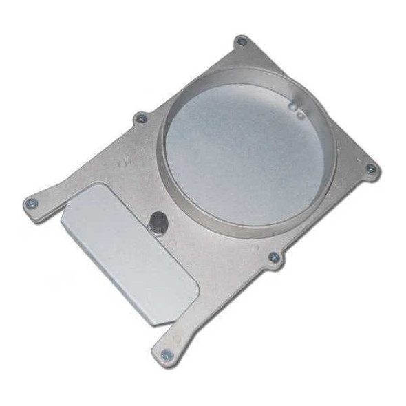 Blast Gate, Cast Aluminum Body, Galvanized Steel Gate, 16 in W, 12 5/8 in L