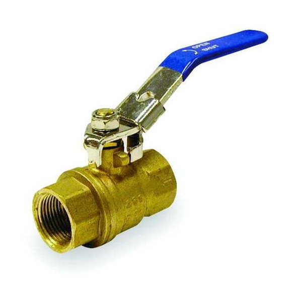 Manufacturer Varies Manual 2-Way Ball Valve,IPS,Brass 107-818-LH