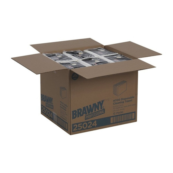 Georgia-Pacific Disposable Wipes, 13" x 13", 12 Pack, 70 Sheets- Pack 25024