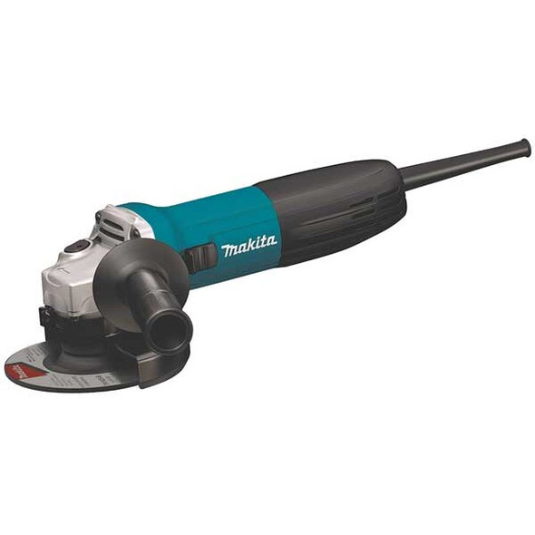Makita 4-1/2" Angle Grinder, 6.0A, Slide, Lock-On GA4530