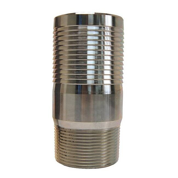 Dixon BarbedHoseFitting,NPT,3",Steel,Straight STC3525