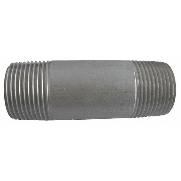 Manufacturer Varies Nipple,1 In,Thrd at Both Ends,5 In,304 E4BNF08
