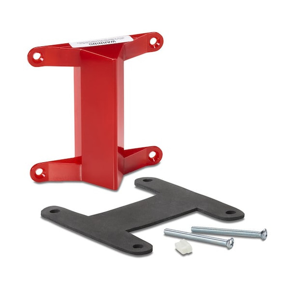 Warning Light, Red, Strobe Tube, 120V AC, 80 FPM, Not Applicable Dia., Surface