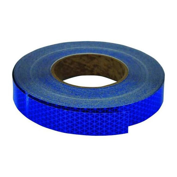 Oralite Reflective Tape,W 1 In, L 50 Yd,Blue 18762