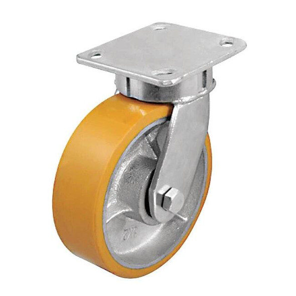 Manufacturer Varies Plate Caster,Swivel,Polyurethane,7 1/2"H P25S-UY060KP-14-001