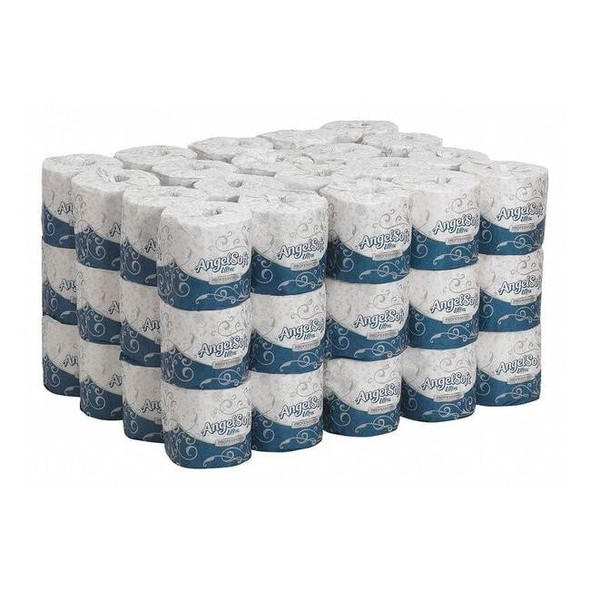 Angel Soft Professional Series, Standard Core, 2 Ply, 400 Sheets, White, 60 PK