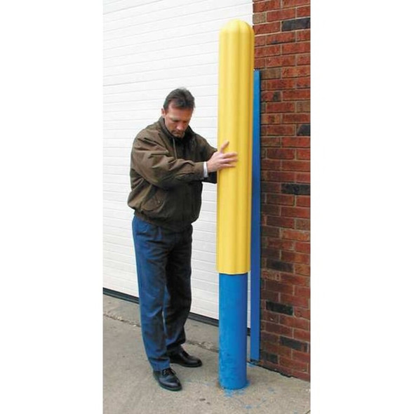 Manufacturer Varies Post Sleeve,4 In Dia.,56 In H,Yellow 1732