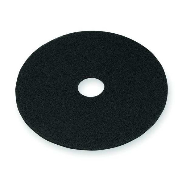 3m Stripping Pad,18 in Dia,Black,PK5 7200