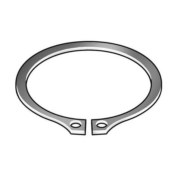 Itw Bee Leitzke External Retaining Ring Assortment, Steel, Phosphate Finish WWG-DISP-SH218