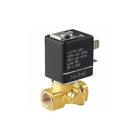 Asco Solenoid Valve,Brass,NC,Air, Inert Gas  SC8256B045V