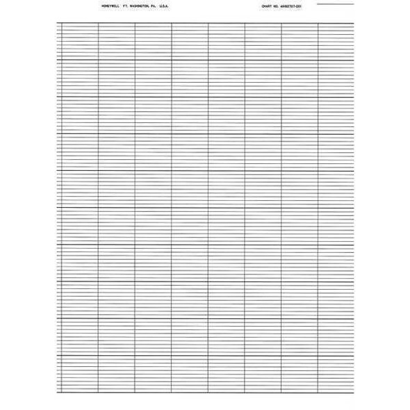 Honeywell Strip Chart,Fanfold,Range None,115 Ft BN  46182707-001