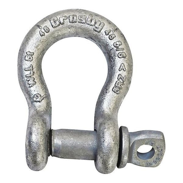 Crosby Anchor Shackle,Screw Pin,1-1/2" Pin Dia. G-209A