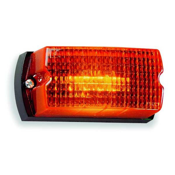 Warning Light, Amber, Strobe Tube, 120V AC, 80 FPM, Not Applicable Dia., Surface