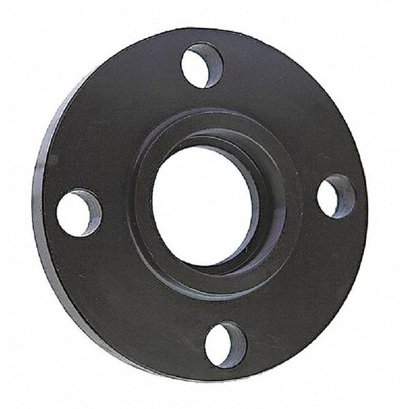 Flange Socket Weld Flange, 2" Pipe, Welded, Black Steel, Class 150