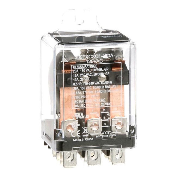 Flange Mount, Enclosed Power Relay, Octal, 20 A, 11 Pins, Quick Connect