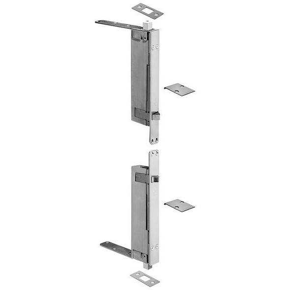 Rockwood Automatic Flush Bolt,Satin Chrome 2942.26D