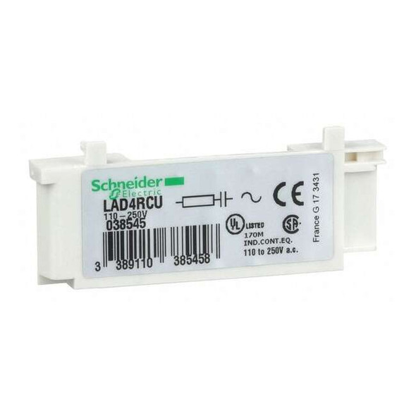 Schneider Electric Rc Transient Suppressor 110 To 250 Vac LAD4RCU