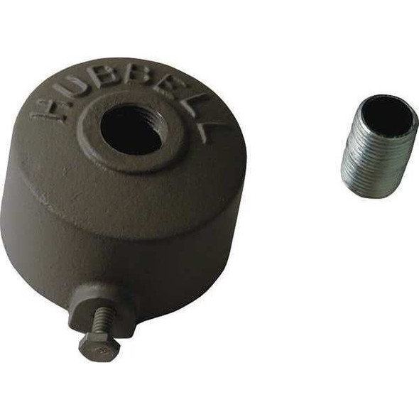 Exo Pole Top Slipfitter,7-1/4" L x 7-1/4" W S-302-M51