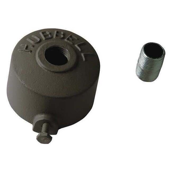 Exo Pole Top Slipfitter,7-1/4" L x 7-1/4" W S-302-M51