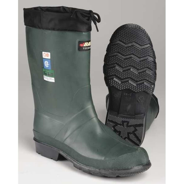Men's Hunter (TOE) Rubber Boot, Steel Toe, 13" Height, Green, 13  8563-0000-394
