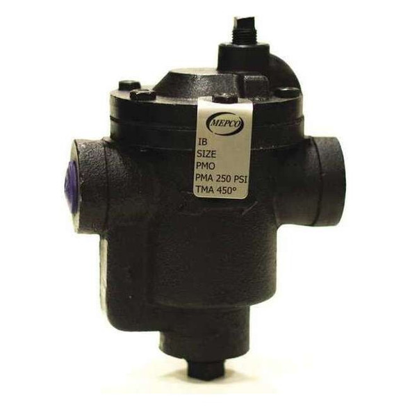 Mepco Steam Trap,Stainless Steel,125 psi,1/2in IB00-2-125G