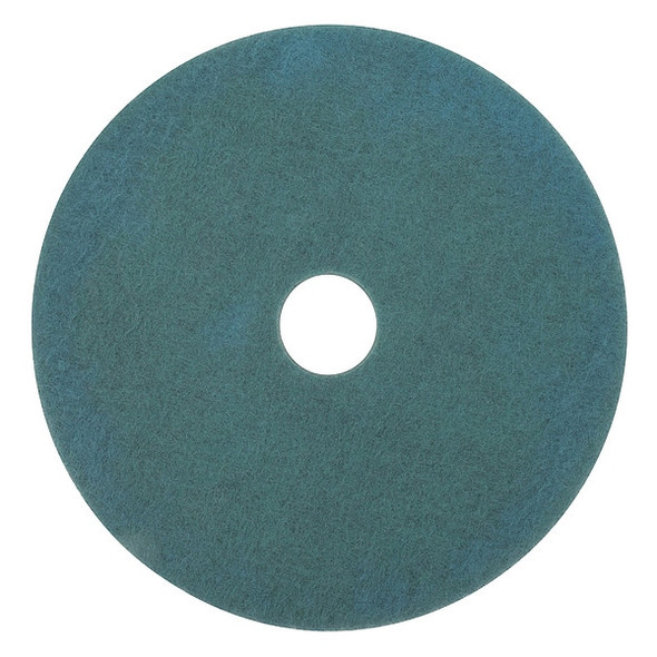 3m Burnishing Pad,20 in Dia,Aqua,PK5 3100