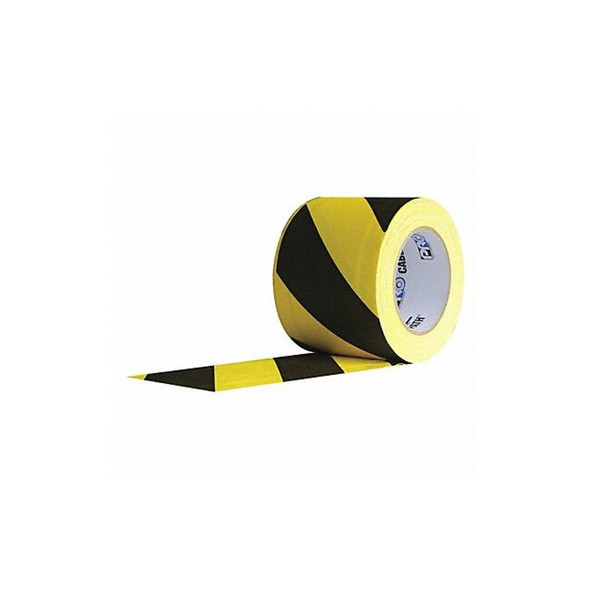 Protapes Gaffer'sTape,Black/Yellow,30ydL,4inW Cable Path Protapes Gaffer'sTape,Black/Yellow,30ydL,4inW Cable Path