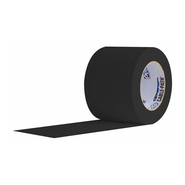 Protapes Gaffer's Tape, Black, 30 yd L, 4 in W Cable Path