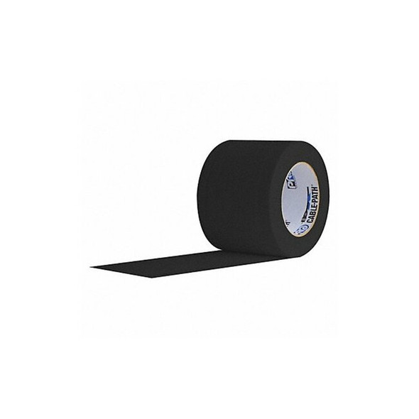 Protapes Gaffer's Tape, Black, 30 yd L, 4 in W Cable Path