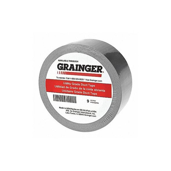 Manufacturer Varies Duct Tape, Silver, 33 yd L, 1 in W, PK24 TC600-Silver