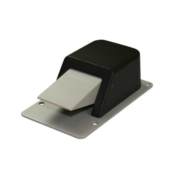 Linemaster FootSwitch,Black,Aluminum,SPDT,Momentary 88SN1B-05
