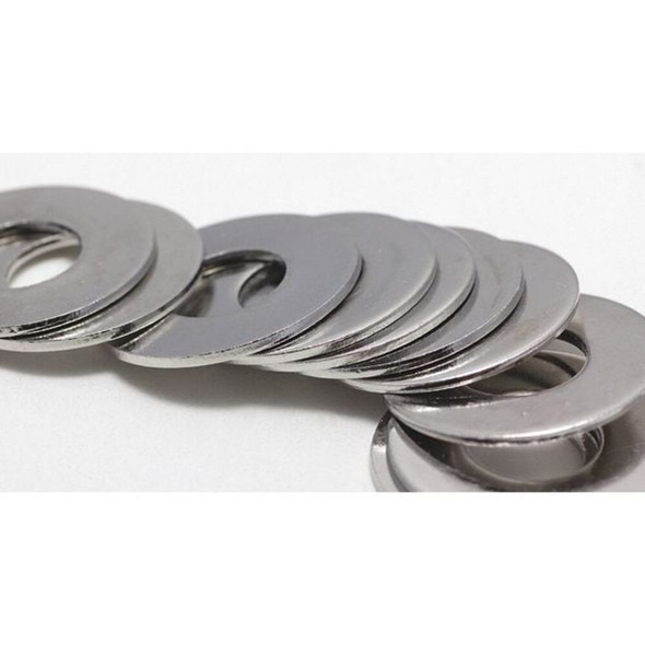 Flat Washer, For Screw Size #8 ,Stainless Steel NL-19 Finish, 100 PK  FBFLWASH8LOD2P100