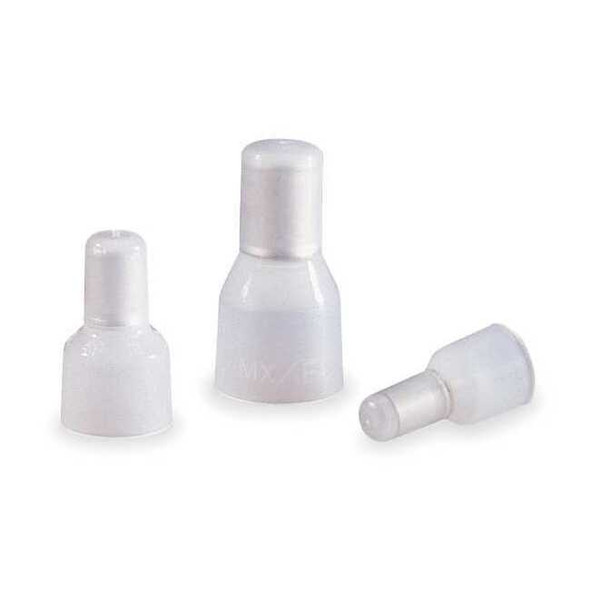 Crimp Wire Connector, 18 AWG Max, Clear, Nylon Insulation, 600 V, 1000 PK