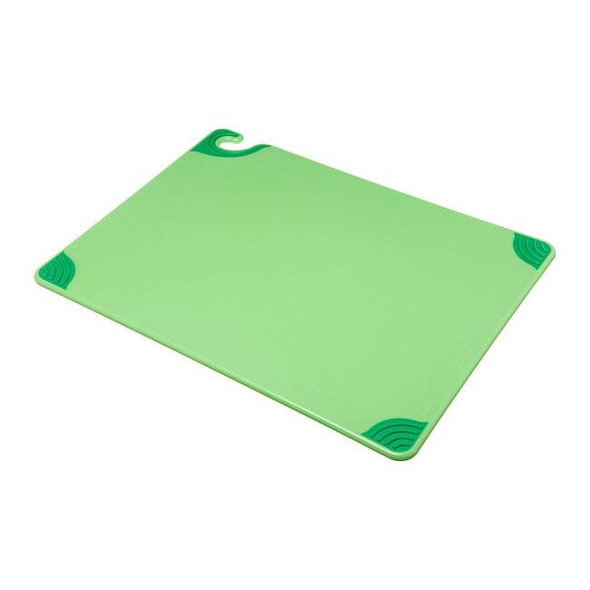 San Jamar Cutting Board,18x24,Green CBG182412GNGR