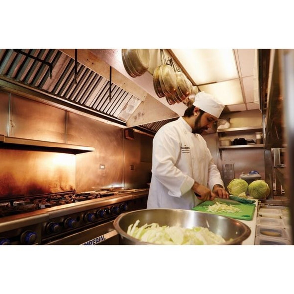 San Jamar Cutting Board,18x24,Green CBG182412GNGR
