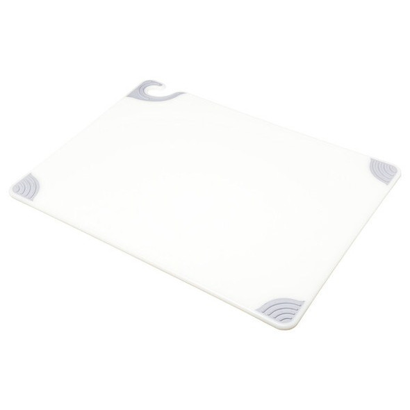 San Jamar Cutting Board,18x24 in,White CBG182412WHGR