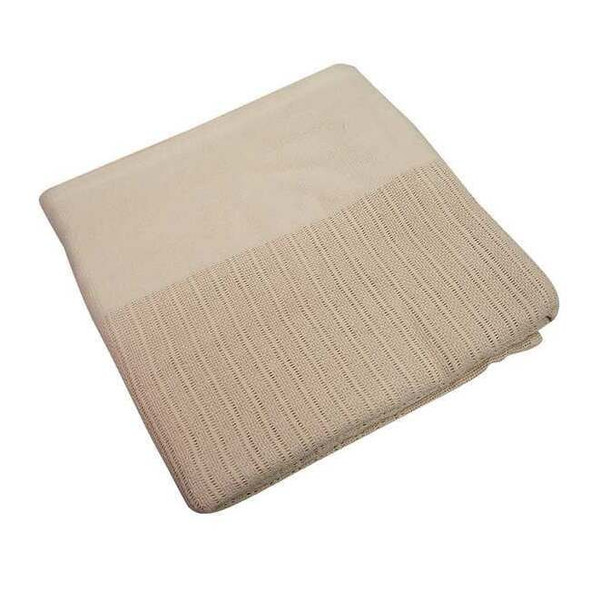 R & R Textile Thermal Blanket, Twin, 66x90 In., Beige X51001