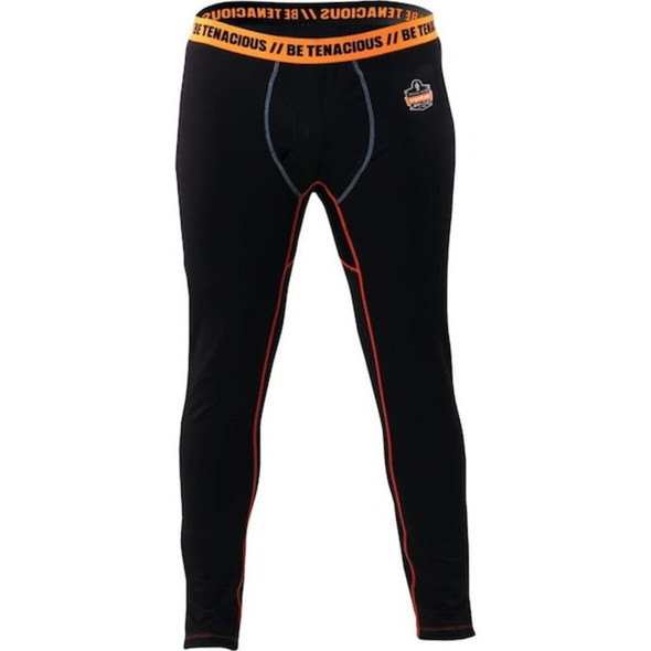 Ergodyne Men's Bottoms, M, Black, 100% Polyester 6480