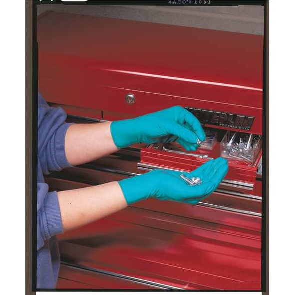 Ansell Disposable Gloves,Nitrile,M,PK100 92-500